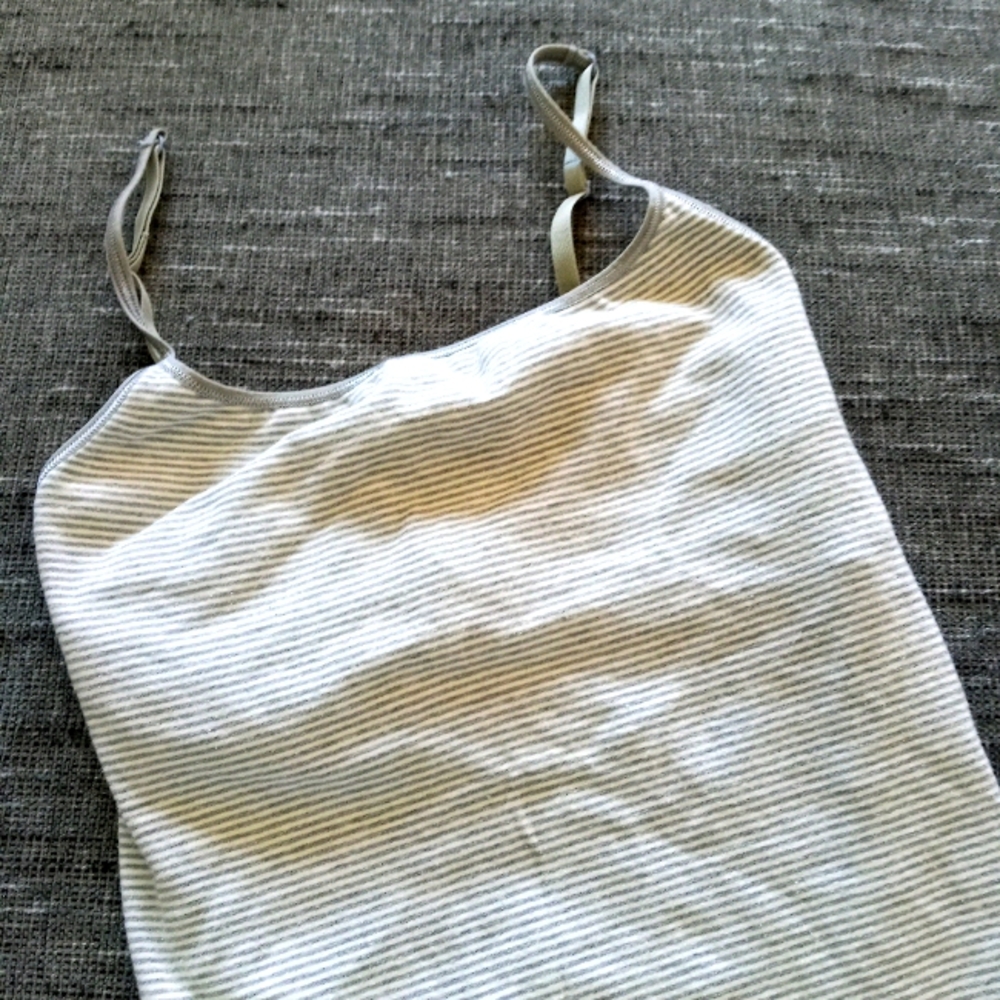 Gray striped Victoria's Secret Cami size medium